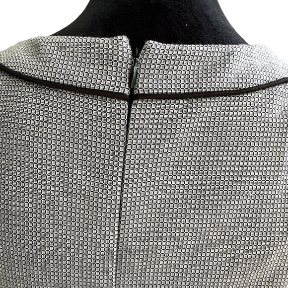 White House Black Market Women's Ponte Black Sleeveless Jumper Dress Size 4 - Picture 2 of 6